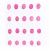 Drusy Hot Pink Kleine ovale Cabochons 7mm - 20 Stück 