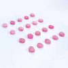 Drusy Hot Pink Kleine ovale Cabochons 7mm - 20 Stück 