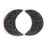 Drusy Black Moon Cabochons 25 mm – 1 Paar 