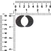 Drusy Black Moon Cabochons 25 mm – 1 Paar 