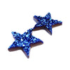 Drusy Blue Star Cabochons 20mm - 1 pair