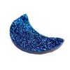 Drusy Dunkelblauer Mond-Cabochon 25 mm – 1 Stück 