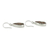 Starborn Red Fordite Earrings in Sterling Silver – (round pear)