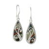 Starborn Blue Fordite Earrings in Sterling Silver