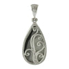 Starborn Red Fordite Pendant in Sterling Silver