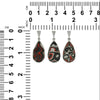 Starborn Red Fordite Pendant in Sterling Silver