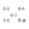 Starborn Herkimer-Diamant-Sterlingsilber-Ohrstecker-Set mit 5 Paaren 