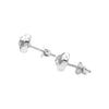 Starborn Herkimer-Diamant-Sterlingsilber-Ohrstecker-Set mit 5 Paaren 