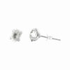 Ohrstecker aus Sterlingsilber mit Mikro-Herkimer-Diamant von Starborn 