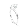 Starborn Herkimer Diamond Quartz Crystal Ring in Sterling Silver