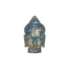Hand Carved Labradorite Buddha head 70ct