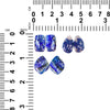 Lapis Lazuli Mixed Cabochons 18-20mm - 1 pair