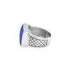 Starborn Lapis Lazuli Men’s Style Ring in Sterling Silver