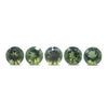 Genuine Moldavite brilliant diamond cut 7mm Round