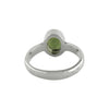 Starborn Faceted Moldavite 1ct Ring in Sterling Silver
