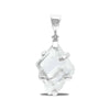 Starborn Petalite Crystal Pendant in Fine Sterling Silver