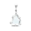 Starborn Petalite Crystal Pendant in Fine Sterling Silver