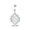 Starborn Petalite Crystal Pendant in Fine Sterling Silver