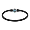 Starborn Reversibles rundes Silikonarmband aus Ammolit und Abalone-Muschel