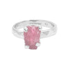 Starborn Rhodonite Crystal Ring in Sterling Silver