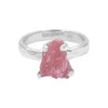 Starborn Rhodonite Crystal Ring in Sterling Silver