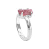 Starborn Rhodonite Crystal Ring in Sterling Silver