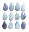 Medieval Swedish Ore Glass Cabochons 25mm - 12 pieces