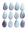 Medieval Swedish Ore Glass Cabochons 25mm - 12 pieces