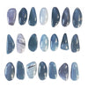 Medieval Swedish Ore Glass Free-Form Cabochons 15mm - 21 pieces