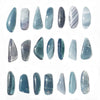 Medieval Swedish Ore Glass Free-Form Cabochons 15mm - 21 pieces