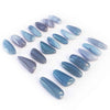 Medieval Swedish Ore Glass Free-Form Cabochons 15mm - 21 pieces