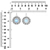 Starborn Rainbow Moonstone Moon Phases Pendant in Sterling Silver