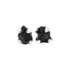 Starborn Rough Elite Shungite Post Earrings in Sterling Silver