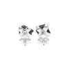 Starborn Rough Elite Schungit Ohrstecker aus Sterlingsilber 