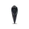 Hand carved Black Tektite Raven skull 42-43mm
