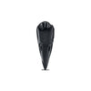 Hand carved Black Tektite Raven skull 37mm