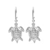 Starborn Thomsonite Turtle Earrings in Sterling Silver