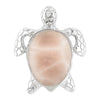 Starborn Thomsonite Turtle Pendant in Sterling Silver