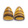 Tiger Iron Cabochons 27mm - 1 pair