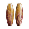 Tiger Iron Rectangular Cabochons 35mm - 1 pair