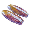 Tiger Iron Rectangular Cabochons 35mm - 1 pair