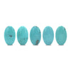 Nordamerikanischer natürlicher Türkis-Oval-Cabochon 25 mm