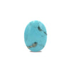 Nordamerikanischer natürlicher Türkis-Oval-Cabochon 16 mm