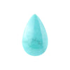 North American Natural Turquoise Pear Cabochon 25mm