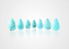 North American Natural Turquoise Pear Cabochon 25mm