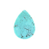 North American Natural Turquoise Pear Cabochon 20mm