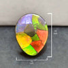 Ammolite Pear Cabochon 15mm - 1 piece