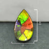 Ammolite Pear Cabochon 20mm - 1 piece