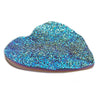 Drusy Heart Cabochon 50mm - 1 piece