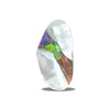 Mother of Pearl with Ammolite Inlay Cabochon 44mm - 1 piece